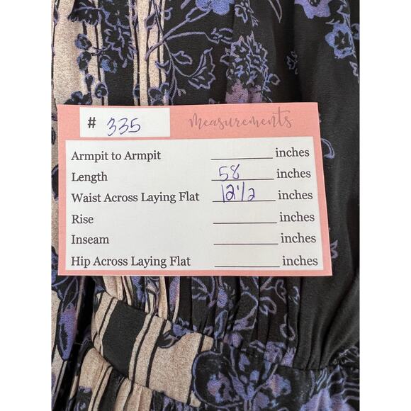 Free People Gray Caught In The Moment Floral Printed Cutout Halter Maxi Dress 2 - Picture 11 of 11